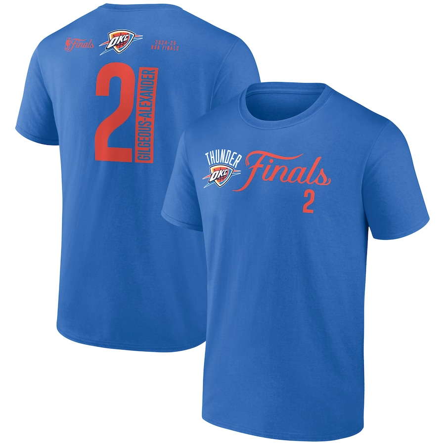 Men Oklahoma City Thunder  short T Shirt 2025 style 43